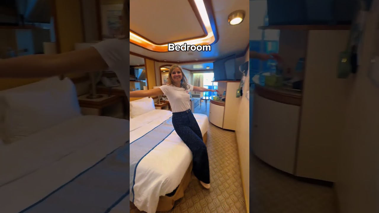 Ocean Suite tour 🛳️✨Come inside Cabin 8723 on Carnival Adventure with us! 🥂🌊 #cruiselife