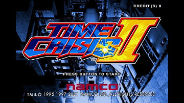 Time Crisis 2 PS2 Intro and Start Screen