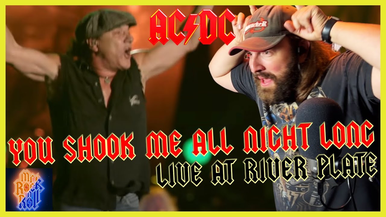 Can't Help But Sing Along!! AC/DC - You Shook Me All Night Long (Live River Plate) | REACTION -