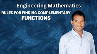 RULES FOR FINDING COMPLEMENTARY FUNCTION
