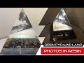 How to Make a Resin Memorial Pyramid Nightlight - Photos in Resin