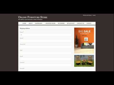 Online Furniture Store Major Project | Java JSP Servlet Project | Java JSP CRUD Project