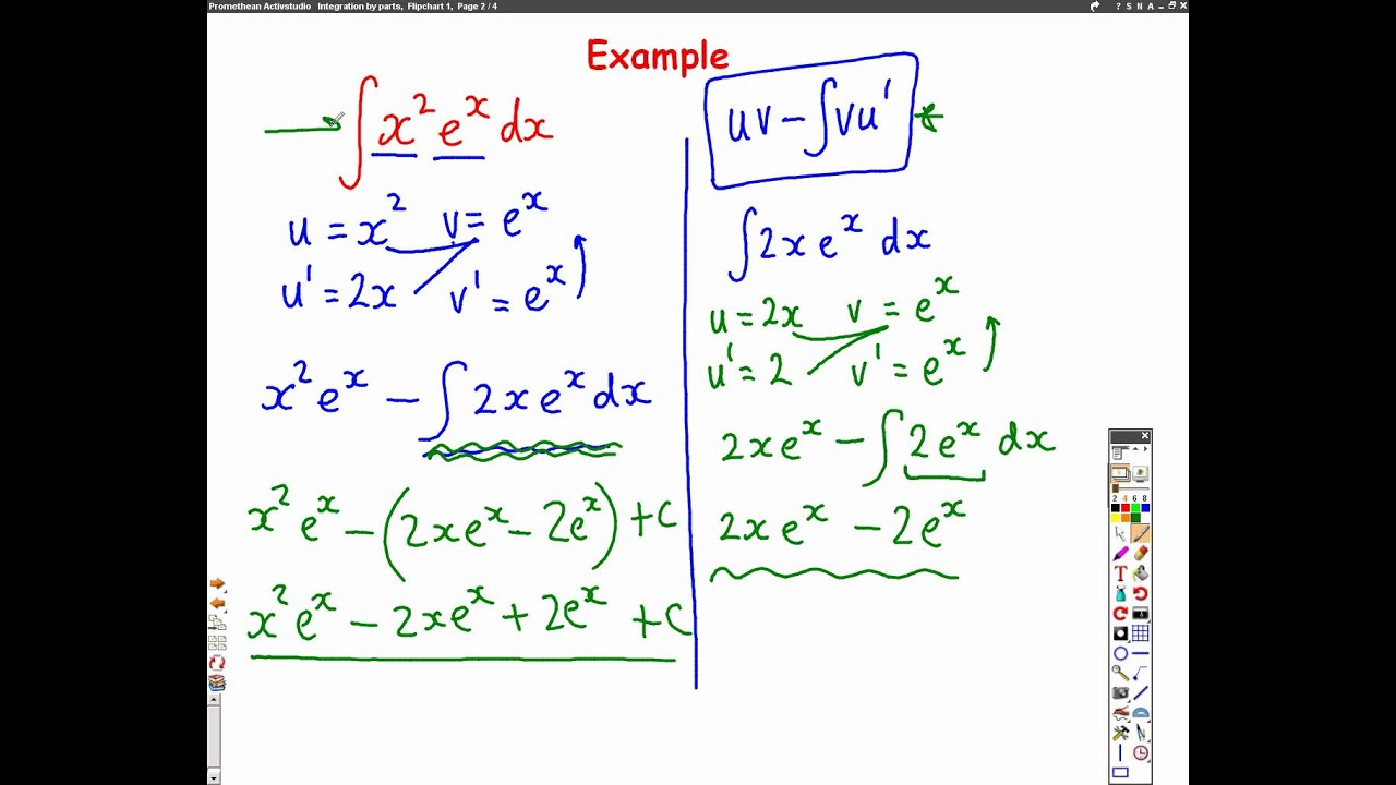 C4 Integration by parts L2 (Harder questions) YouTube