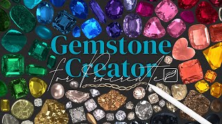 Gemstone Creator Brush Set for Procreate - Complete Walkthrough and Tutorial screenshot 5