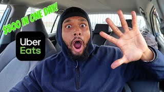 How I Made Over $500 in One Day Doing Uber/Uber Eats
