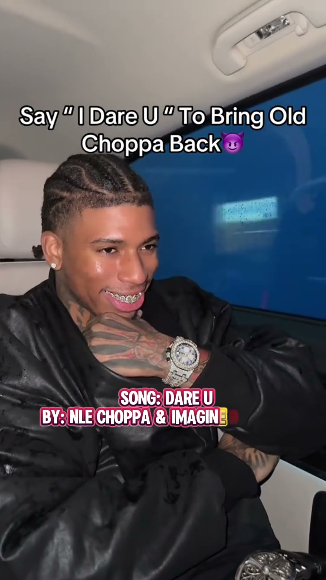 NLE Choppa what we doing bro? Y’all messing with new NLE Choppa or old NLE Choppa??