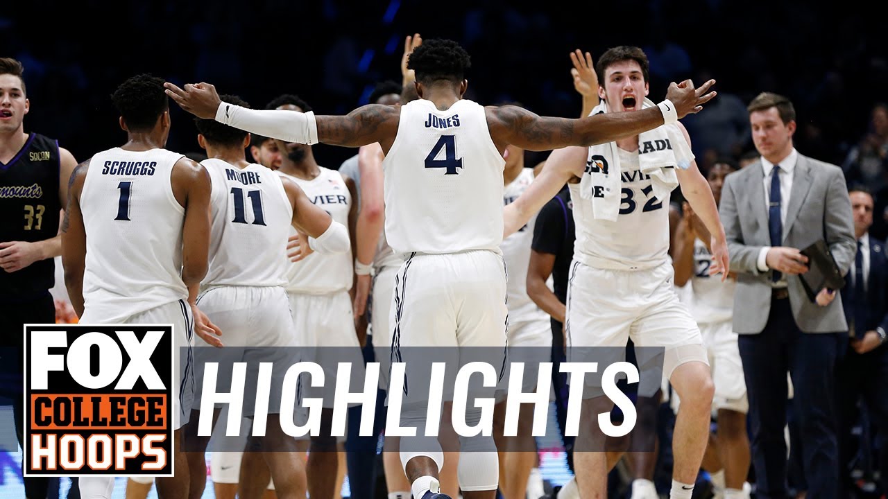 Xavier battles back from early deficit to beat Western Carolina 74-61 | FOX COLLEGE HOOPS HIGHLIGHTS