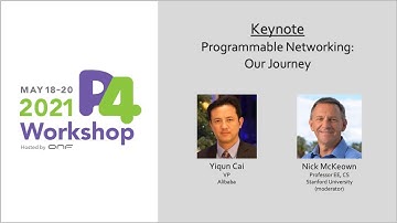 KEYNOTE - Programmable Networking: Our Journey - Yiqun Cai, Alibaba