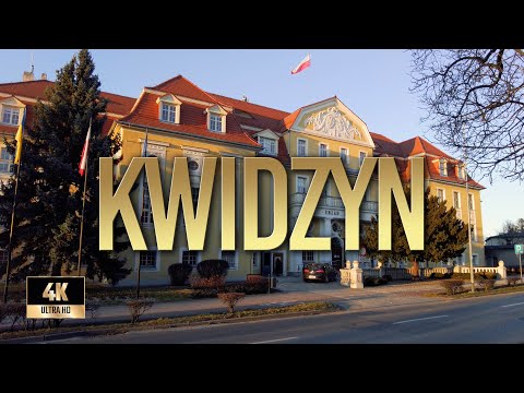 Kwidzyn | Zima 2022 | Spacer po Kwidzynie | Binaural Audio 🎧 [4k]