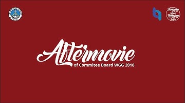 Aftermovie Committee of WGG 2018