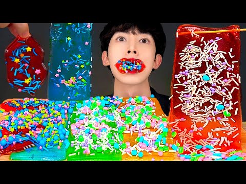 MUKBANG <strong>LIPS</strong> SHEET <strong>JELLY</strong> 톡톡캔디 입술 찰랑젤리 먹방 SPRINKLES CANDY GUMMY GUMMI EATING SOUNDS 재열 JAEYEOL ASMR