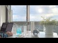 ☔️ 雨の日に一緒に勉強する / STUDY WITH ME ! / おすすめBGM集 /１時間