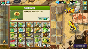 Plants vs. Zombies 2 Pyramid of Doom - level 154 || gameplay walkthrough