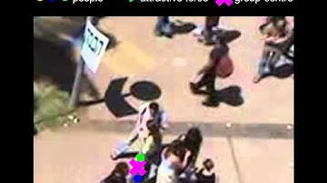 Detection and tracking of groups in crowd