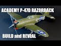 1/72 Academy P-47D Razorback ; build and reveal