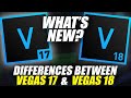 Differences Between VEGAS Pro 17 And VEGAS Pro 18 - New Feature Overview 👨‍🏫 VEGAS Tutorial #124