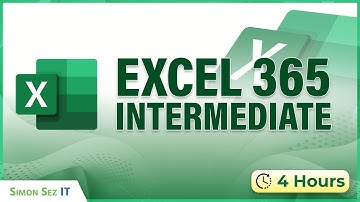 Microsoft Excel 365 Intermediate Training: 4+ Hour Excel Tutorial Class
