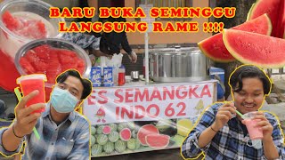 ES SEMANGKA INDIA - PANTES VIRAL RASANYA ENAK || INDONESIAN STREET FOOD