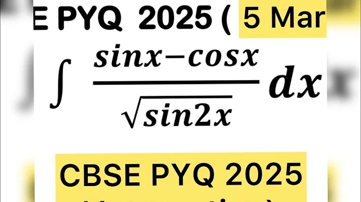 Q) Integration ∫ (sinx-cosx)/√sin2x  dx  #class12 #cbse #maths  ##maths #integration #smartcl