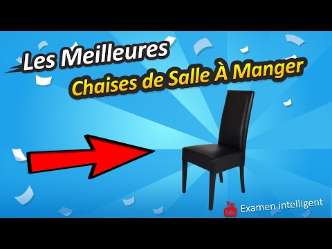 Vidéo: Est-il facile de choisir des chaises pour la cuisine ?