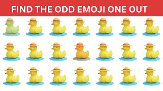 Find the ODD One Out! 💩💩💩 Emoji Quiz | WAR