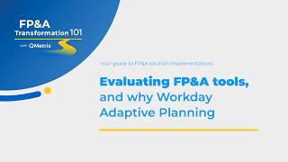 Datos Evaluating FP&A tools and why Workday Adaptive Planning Noticias
