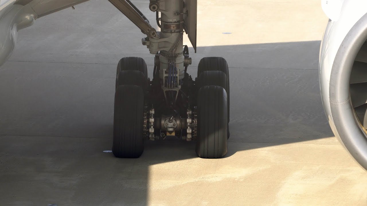 【4k】777 main landing gear steering 主輪操向装置 YouTube