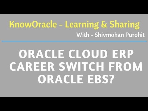 Vídeo: Quina diferència hi ha entre Oracle ERP i Oracle EBS?