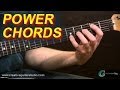 Guitar theory the power chord