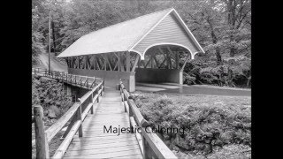 New England Scenery Grayscale Coloring Book