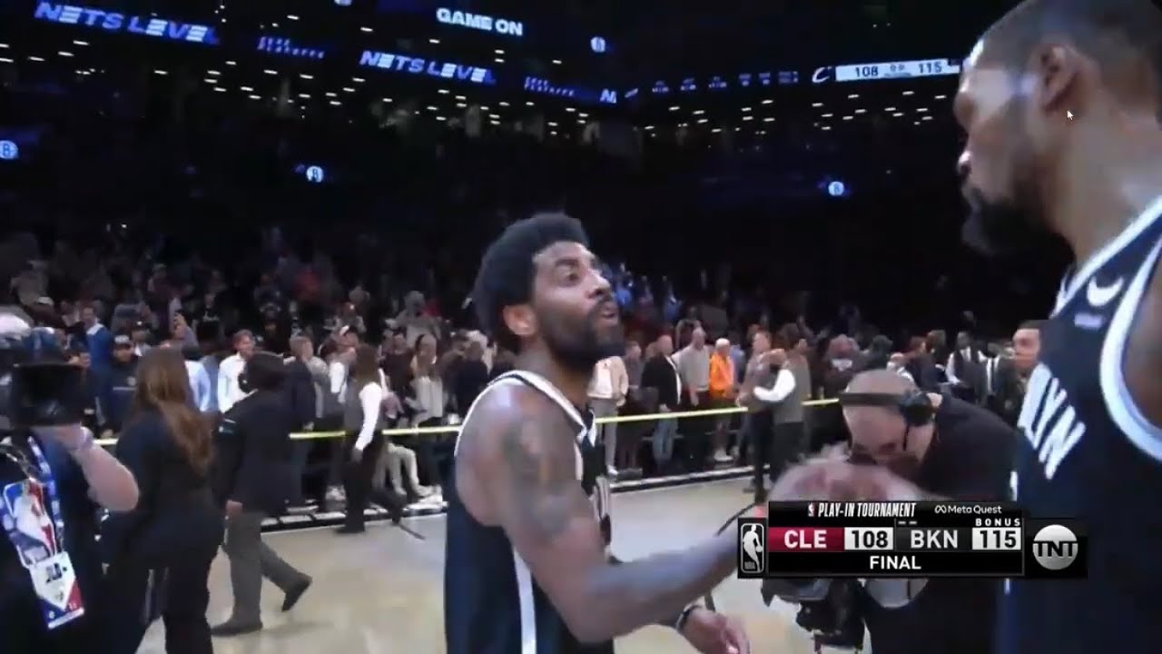 The Nets fans chant "We want Boston" as Brooklyn advances to the