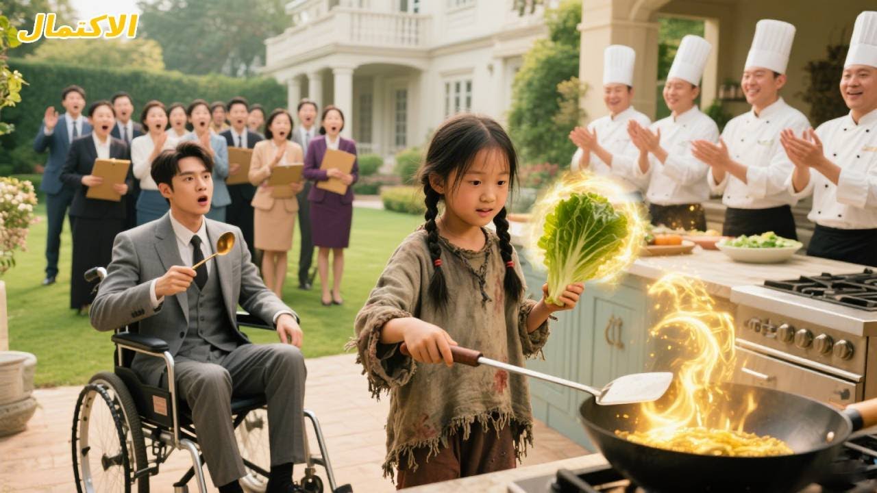 أنقذ CEO مُقعد فتاة متسولة، ولم يعلم أنها إلهة الطبخ، شفته بخضار واحدة رجّعت له ساقيه! بدأ الدلال!