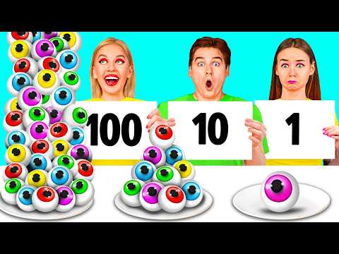 100 Слоев Еды Челлендж | Вкусные Рецепты от BooBoom Challenge