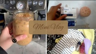 mini vlog:رتيني اليومي (ترتيب المنزل عجينة السيراميك تحضير أيس كافي)