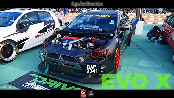 Mitsubishi EVO 10 Mivec Turbo with Custom Headlamp - Borneo Kustom Show 2017