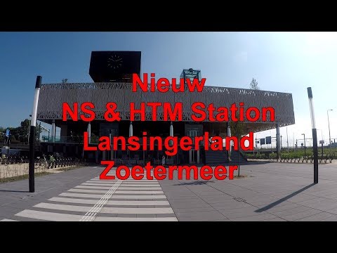 Nieuw HTM & NS Station lansingerland Zoetermeer