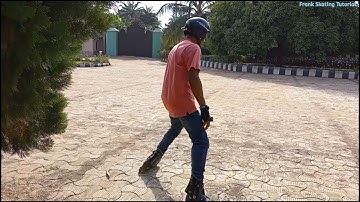 The spread eagle spin out#inlineskating #inlineskatingbasics #shortclip #skating