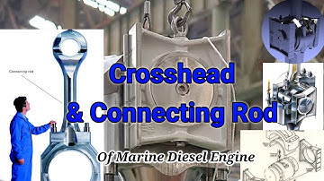 Crosshead & Connecting Rod Arrangement of Marine Diesel Engine- Onboard Ship