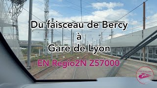Du faisceau de garage de Bercy à Paris gare de Lyon en Regio2N