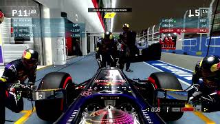 F1 2013 - Sebastian Vettel - 25% Race Singapore Last To First