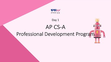 AP CS-A (Java) for Teachers Part-1/5