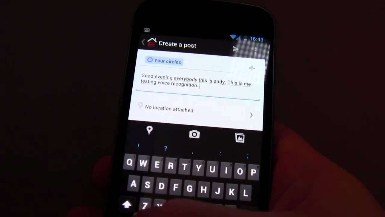 Voice Recognition On Samsung Galaxy Nexus YouTube