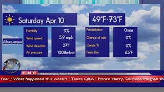Weather Forecast Albuquerque, New Mexico  ▶ Albuquerque weather Forecast and local news 04/10/2021