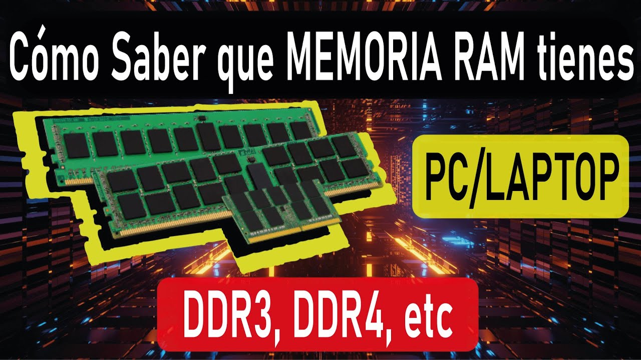 💻Cómo Saber que MEMORIA RAM tienes DDR3 o DDR4 (Sin Programas) ️ - YouTube
