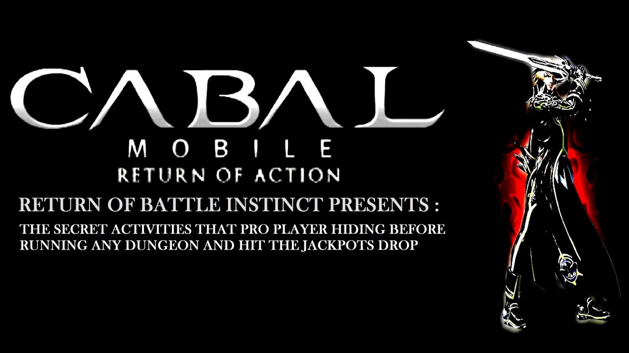 [Cabal Mobile ROA : Return Of Action] Tutorial Secret Activity That ...