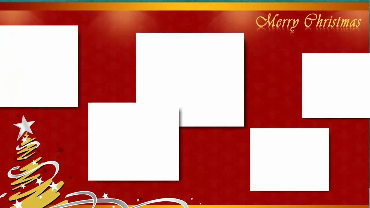 Christmas Collage and Scrapbook Templates HD Video YouTube