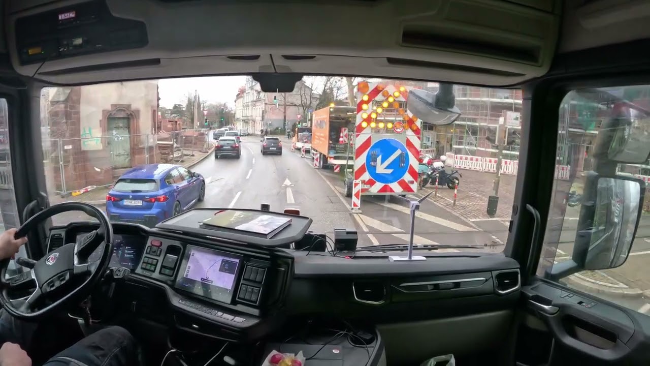 Ride through Freiburg im Breisgau, Germany