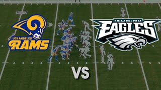 Eagles VS Rams! Live game from a suite view in SOFI Stadium!