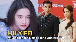 Liu Yifei revealed Kris Wu's true nature - She refused to take a kiss scene with Kris Wu