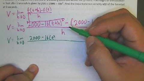 12-3 (Day 1) Tangent Lines and Velocity